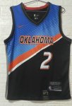 NBA 2 Gilgeous-alexander OKC Thunder 20-21 city Maillot brodé